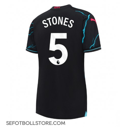 Manchester City John Stones #5 Replika Tredje Tröja Dam 2023-24 Kortärmad